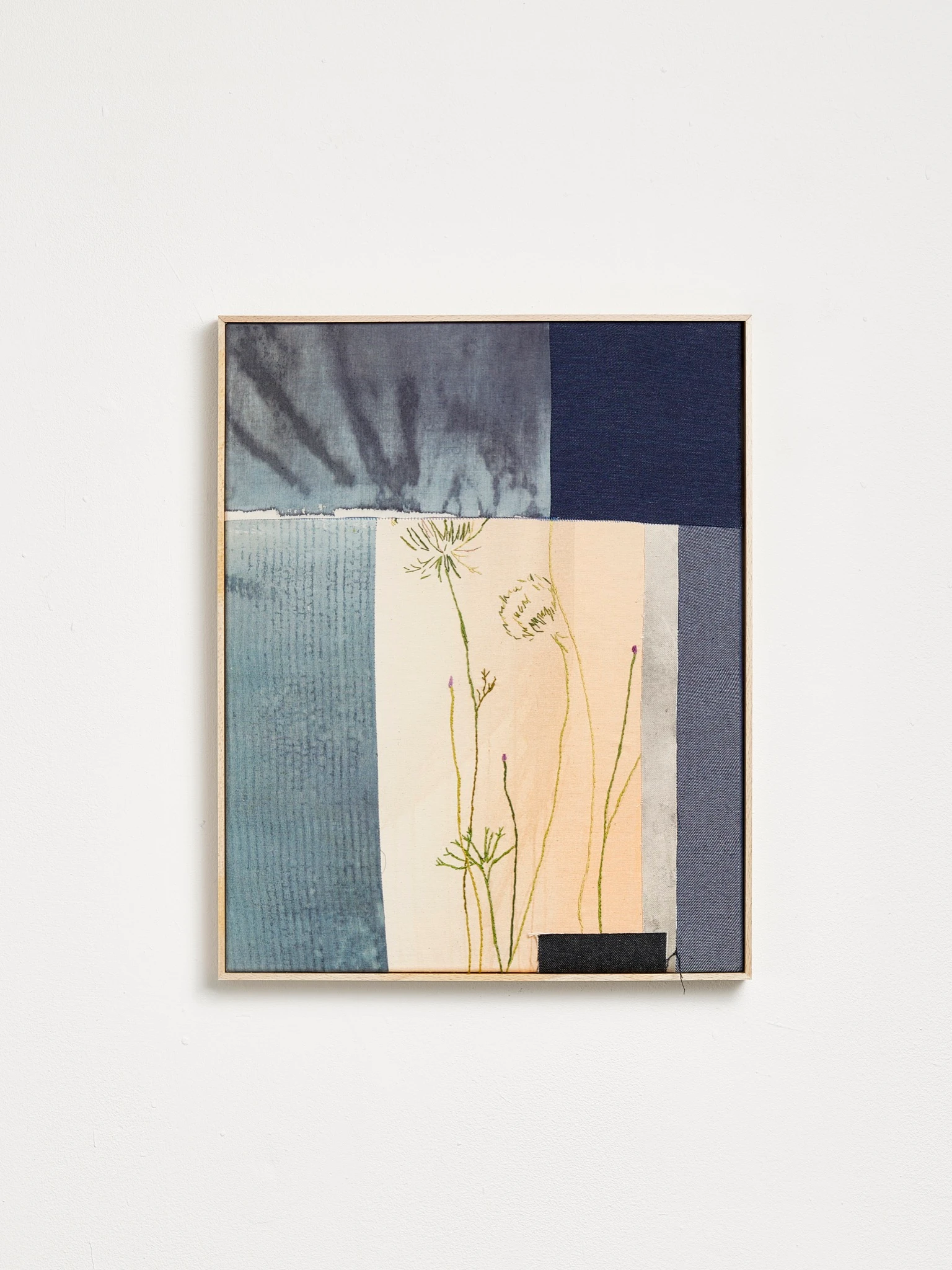 A blue room